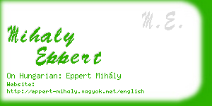 mihaly eppert business card