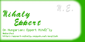 mihaly eppert business card